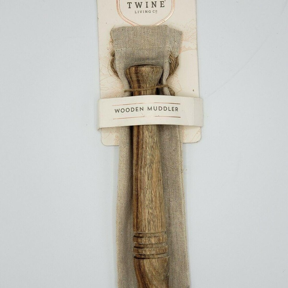 Twine Living Co Wooden Muddler factory packaged